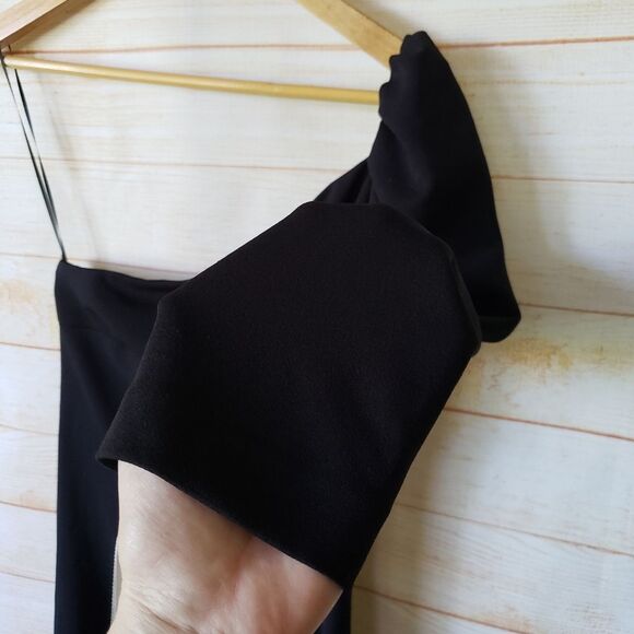 Trina Turk Tailored Fit One Shoulder Cocktail Sheath Dress Party Wedding Size 2 - Picture 6 of 11